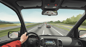 Navi am Steuer bei Tempo 200 grobe Fahrlaessigkeit auf der Autobahn