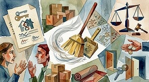 Wohnung besenrein übergeben - Was Mieter tun müssen